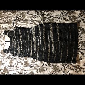 Black and White mesh Calvin Klein dress. Light wear